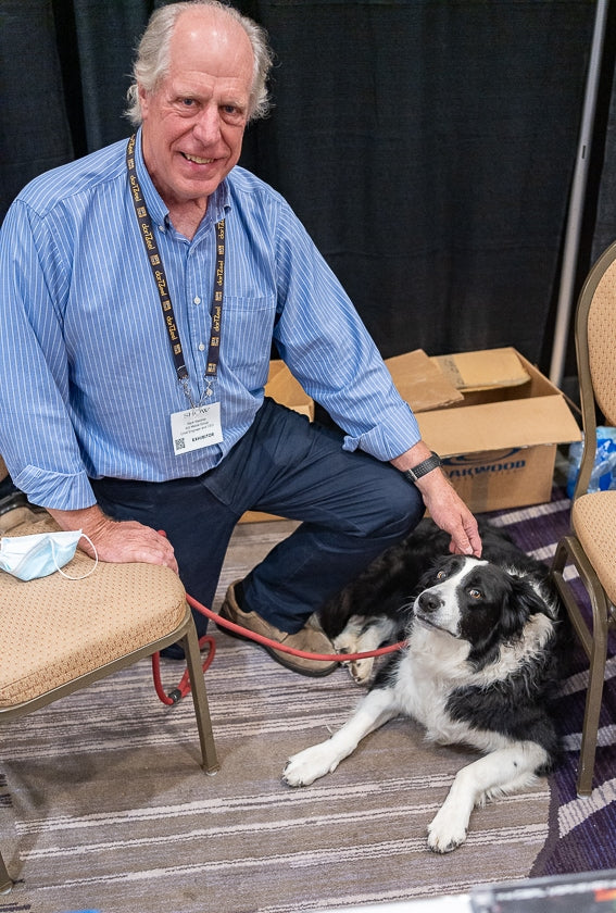 Dr. Mark Waldrep of AIX Records and Charlie.