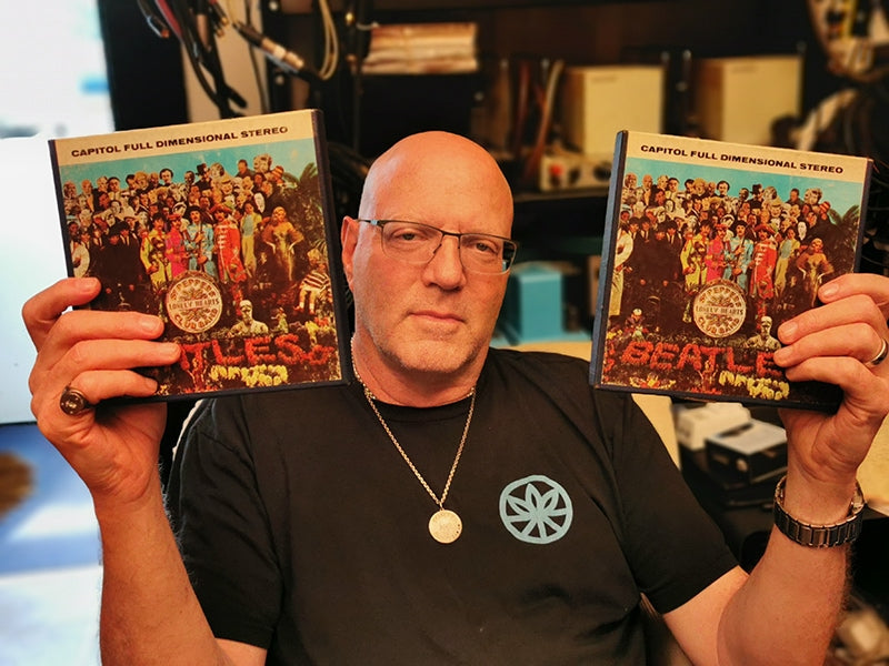 Copper's Jay Jay French at KK's with not one but two copies of the tape that got Kessler hooked on open reel.