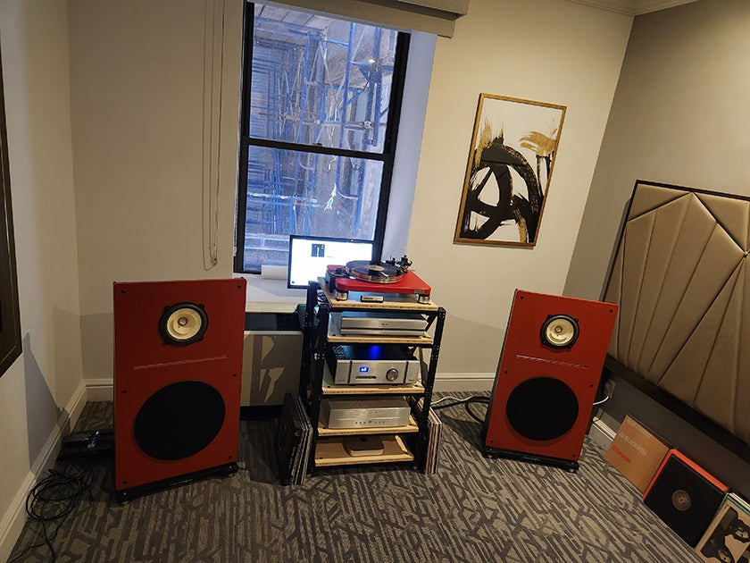 The Pure Audio Project room. Courtesy of Tom Methans.