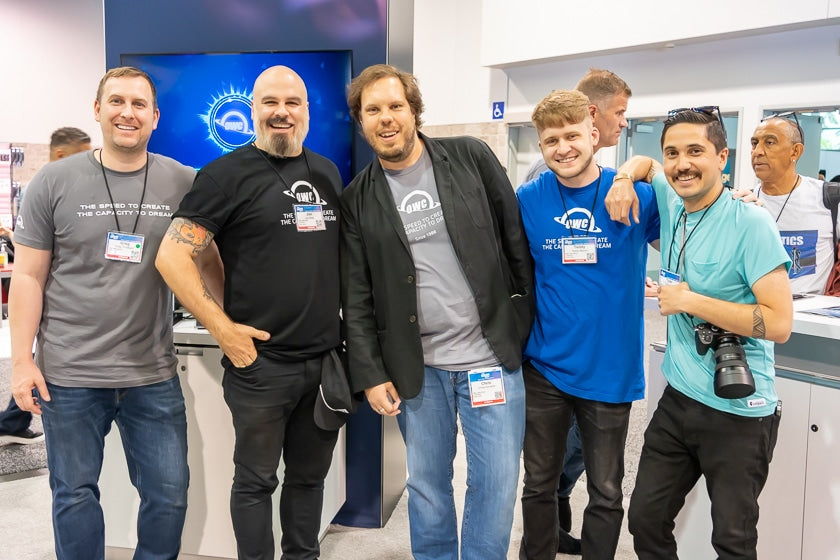 Many audiophiles utilize media storage products from Other World Computing (OWC), and here is the team behind the company: Greg Threlkeld, Jon Hoeg, Chris Kooistra, Teddy Mazrin, and Tyler King.