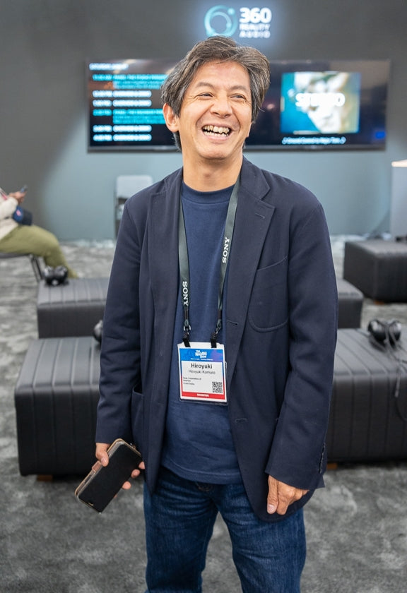 Hiroyuki Komuro is one of key engineers at Sony, involved with Sony 360 Reality Audio among other achievements.