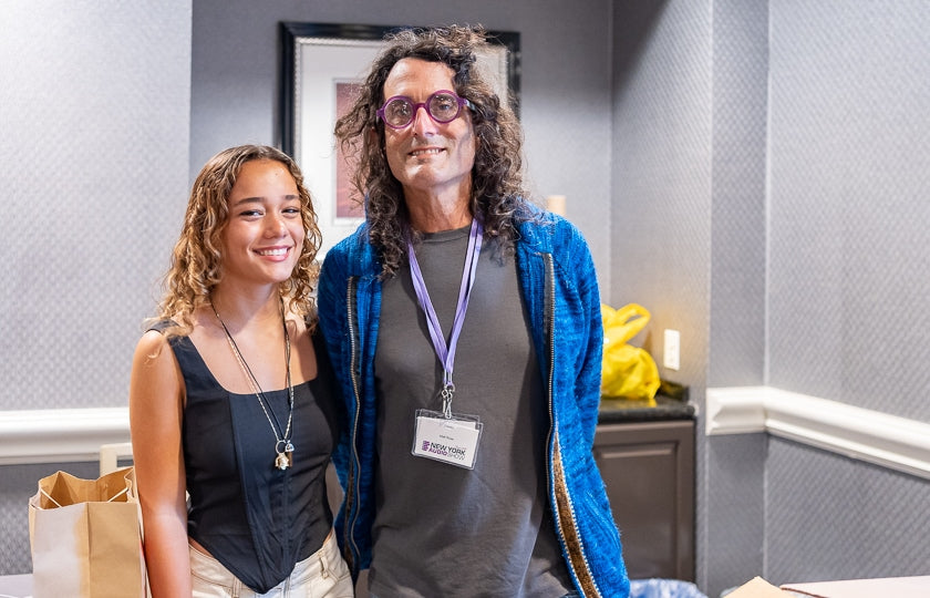 Proud father and daughter, Paloma Dineli Chesky with David Chesky.