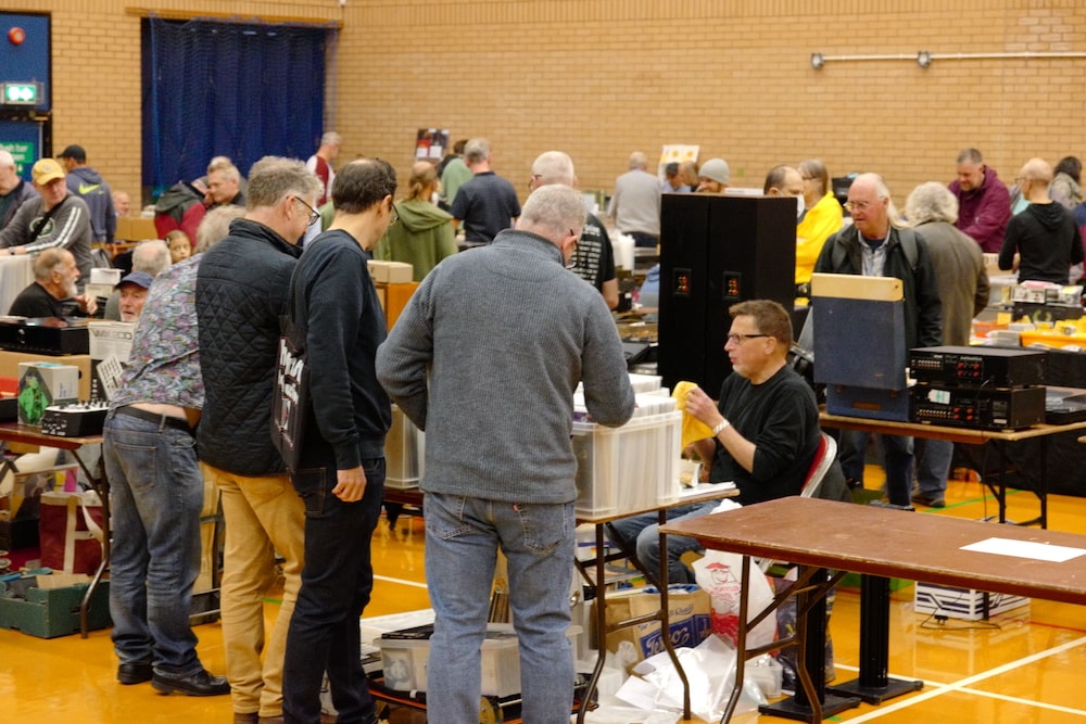 Attendees at the Tonbridge AudioJumble.