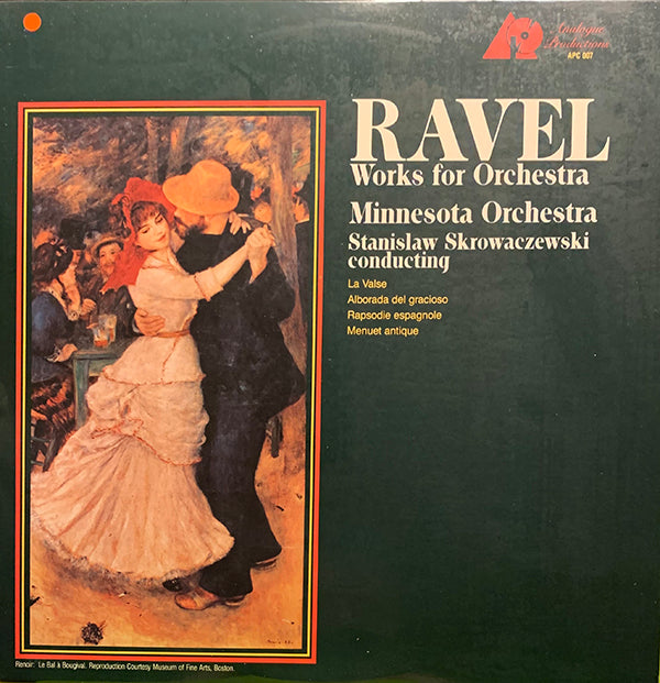 Ravel, Works for Orchestra, album cover.
