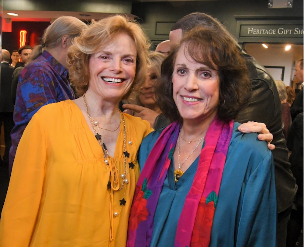 Celebrating a magical night: inductees Paula Janis and Carole Demas of TV series <em>The Magic Garden.</em> Courtesy of Ed Shin/LIMEHoF.